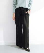 タックワイドイージーパンツ