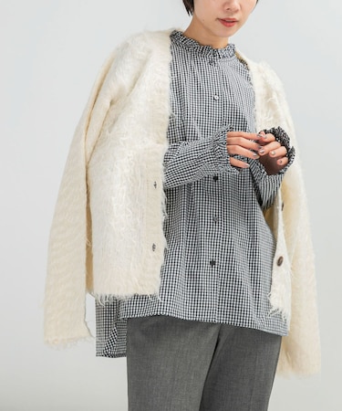 Torrazzo Donna　Frill Collar Shirt