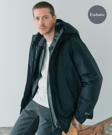『別注』+phenix　WINDSTOPPER by GORE-TEX LABS ダウンジャケット