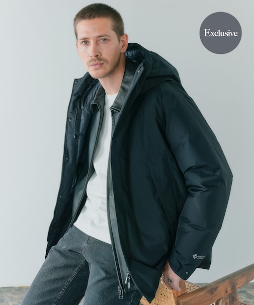 『別注』+phenix　WINDSTOPPER by GORE-TEX LABS ダウンジャケット