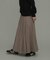 フェイクスウェードプリーツスカート