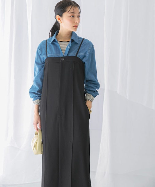 ストレートベアキャミワンピース