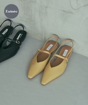『別注』 MILLIWM×URBANR　Vカットスリングバッグパンプス