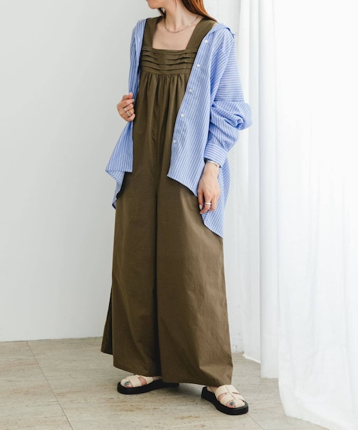 F by ROSSO コットンボリュームオールインワン