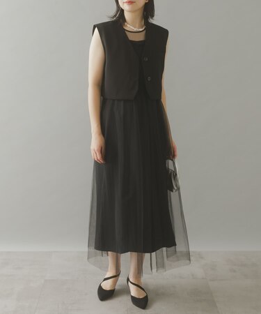 ベストセットチュールドレス