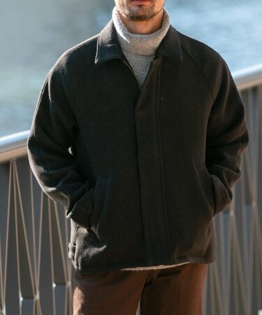 『XLサイズあり』light meltonブルゾン