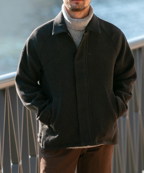 『XLサイズあり』light meltonブルゾン