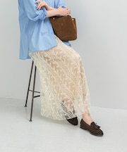 2WAYレイヤードレーススカート