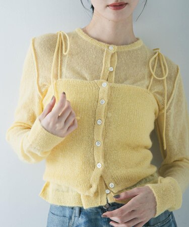 シアーモヘヤキャミソール