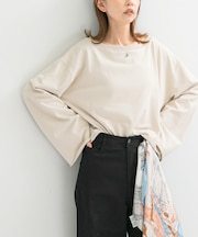 オフショルライトスウェット