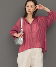 チンツシアーギャザーブラウス