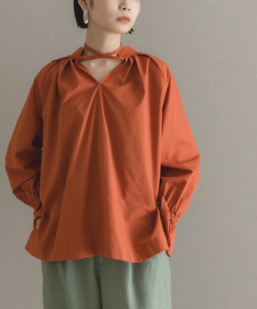 2WAYボリュームシャツブラウス