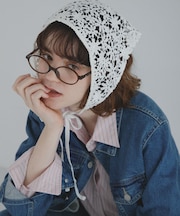 フラワーレースサンカクストール