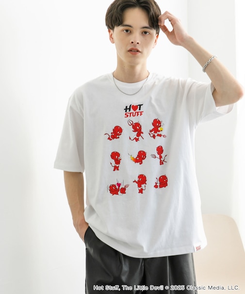『別注』HOT STUFF×SENSE OF PLACE　 プリントTシャツ B