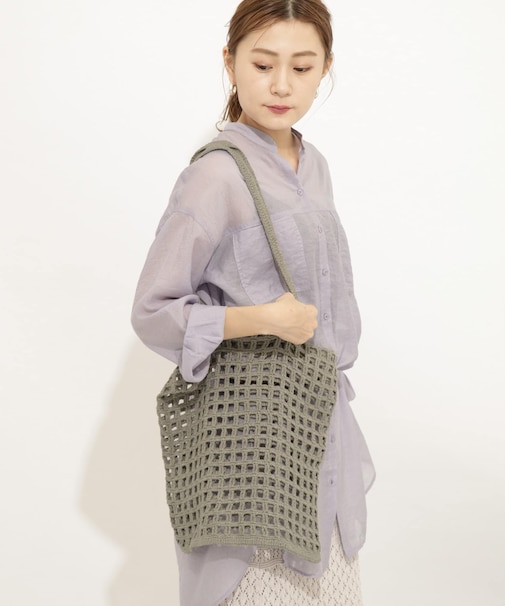 ハンドニットトート