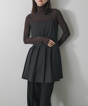 『毛玉防止』メローハイネックトップ