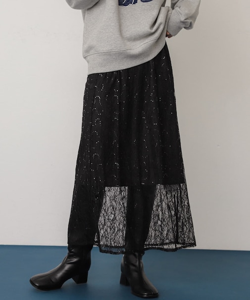 2WAYスパンコールスカート