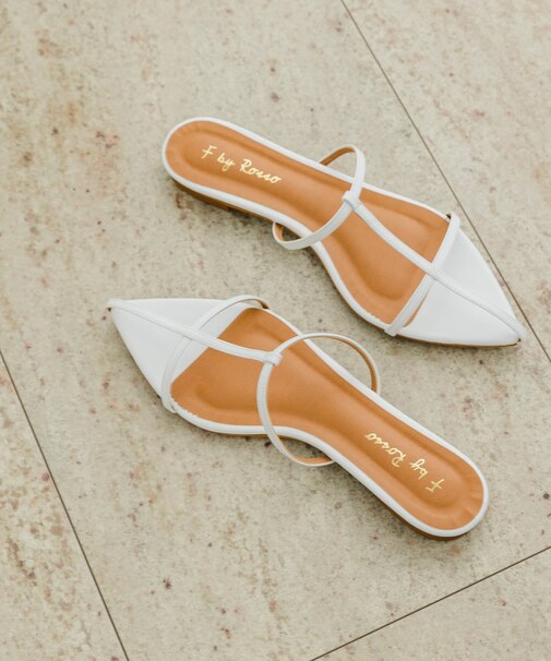 F by ROSSO　ナローストラップサンダル