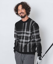 OOPS　ビッグチェックニット