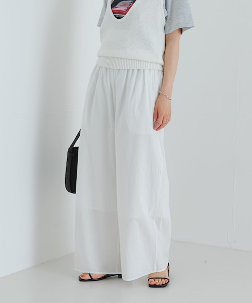 コットンギャザーワイドパンツ｜アーバンリサーチウェアハウスの