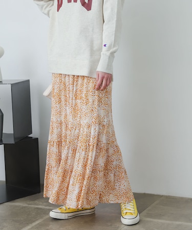 ティアードスカート