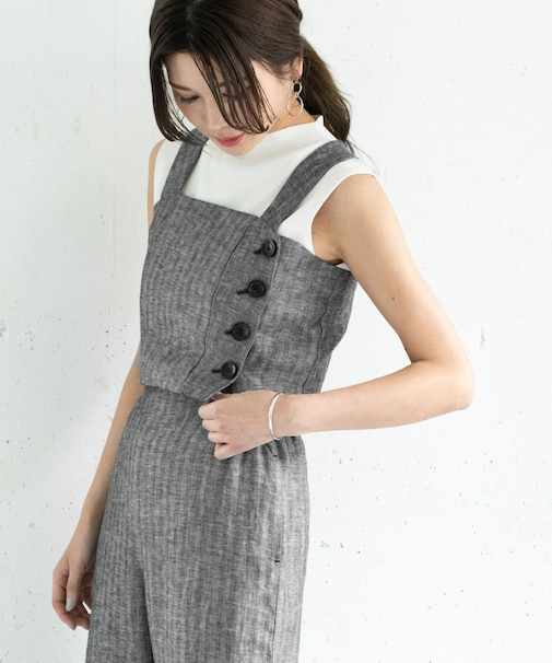 ミックスヘリンボーンビスチェ∴