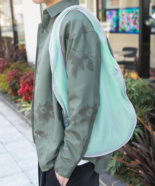 メッシュラウンドトートバッグ