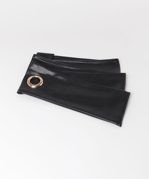 エコレザー結びベルト