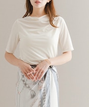 シアーストレッチベロアカットソー