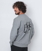 OOPS　裏起毛バックロゴスウェット