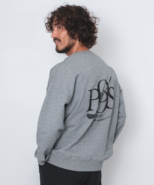 OOPS　裏起毛バックロゴスウェット