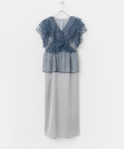 kaene　レースフリルドッキングドレス