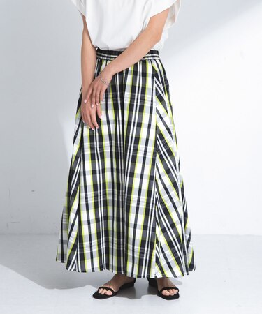 マルチチェックカラースカート