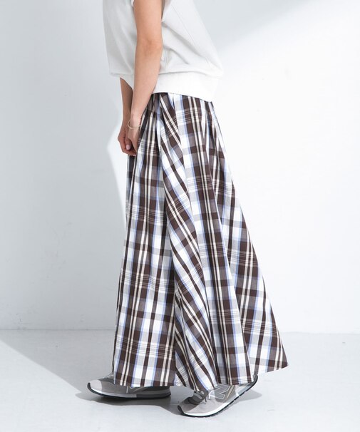 マルチチェックカラースカート