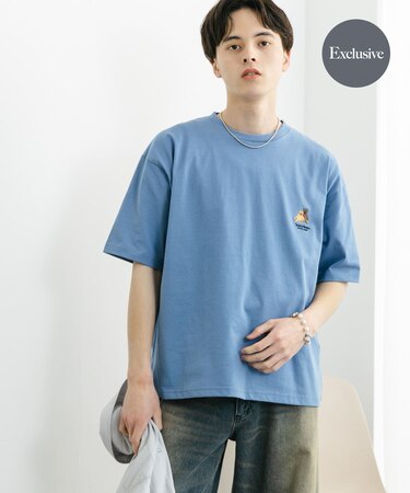『別注』TeddyBear×SENSE OF PLACE　ショートスリーブTシャツ