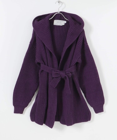 『別注』OLDDERBY KNITWEAR×UR Open Front Hoodie