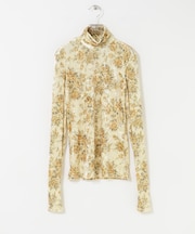 GANNI　Printed Velour Jersey