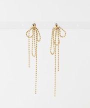 ステンレススウィングボールチェーンピアス