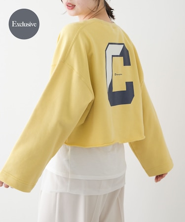 『別注』Champion×SENSE OF PLACE カットオフスウェット