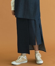 Uiscel　撥水デニムラップスカート