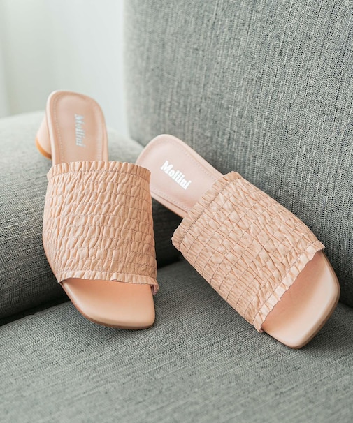 Mollini　ギャザーサンダル