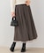 F by ROSSO　ツイードライクフレアスカート