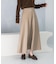 バックジップフレアスカート