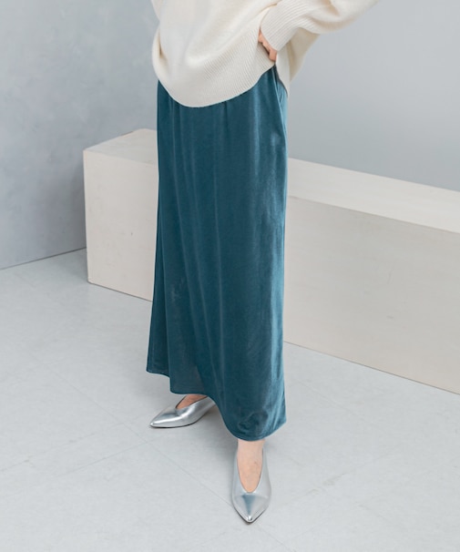 ベロアロングスカート