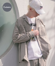 『別注』OATSIDE×SENSE OF PLACE　オープンカラーシャツ