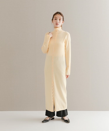 スパークリングロングニットワンピース