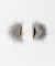 dix　METAL FUR EARRING∴