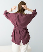 ピーチタッチデザインシャツ