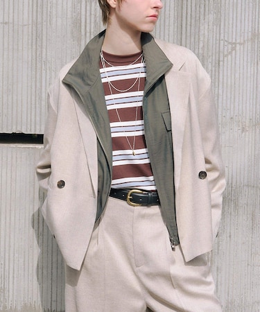 『UVカット/吸水速乾/イージーケア』『UR TECH DRYLUXE』ツイードジャケット