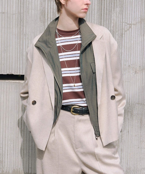 『UVカット/吸水速乾/イージーケア』『UR TECH DRYLUXE』ツイードジャケット